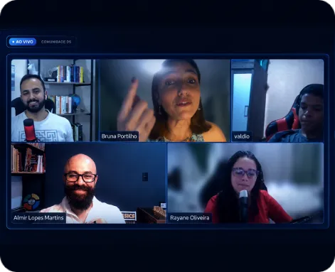 reunião entre aluno e professor na comunidade ds